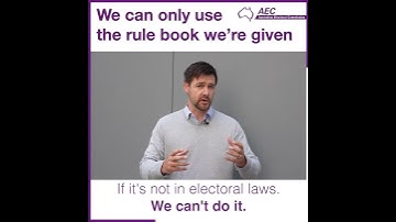 We can only use the rule book