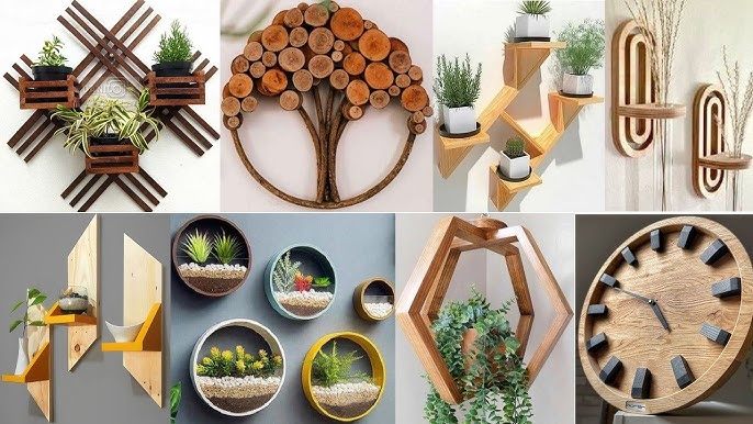 Easy wall decor from bamboo sticks, DIY home decor