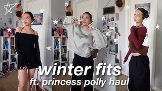 WINTER OUTFITS ft. princess polly by lay luv 93,000 views 4 months ago 7 minutes, 3 seconds