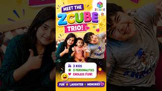 “Meet the ZCube Trio 😍 | Funny Kids Introduction | Kids Shorts” #kidsfun #kids #viralvideo