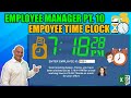 How To Create An Excel Fully Automated Employee Time Clock [Employee Manager Pt. 10]