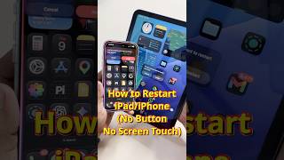 How to Restart iPhone or iPad - Without Button, Without Touching Screen