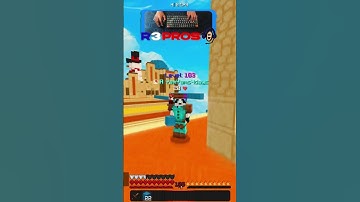 [1000 FPS + Shaders] Smooth + Clean Keyboard + Mouse Bedwars ASMR               #shorts #hypixel