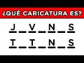 ADIVINA LA CARICATURA SIN VOCALES | ESTE RETO PONDRA A PRUEBA TU MENTE | JONATHAN GC