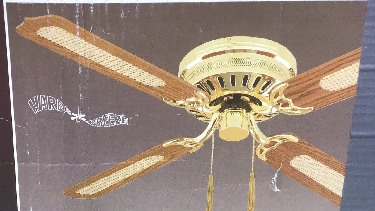 My 1985 52” Harbor Breeze Deluxe Hugger Ceiling Fan (Even better video