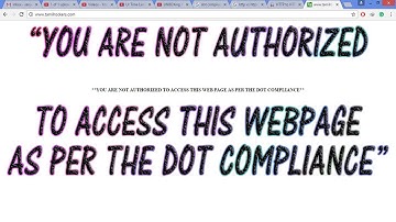 how to fix Dot Compliance