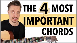 The 4 MOST IMPORTANT Chords on guitar by Mike George 19,948 views 1 year ago 8 minutes, 22 seconds