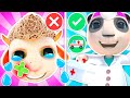 Be Brave Baby! Boo Boo Song 🤕🚑 Baby Don't Cry! ❤️ Good Habits Nursery Rhyme