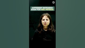 Different Entrance Exam for MSc physics | Physics MSc Entrance Exam | PW