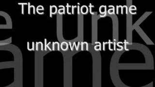 Video thumbnail of "The patriot game"