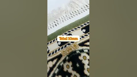 SAJADAH EXCLUSIVE NADA RAWDAH 10 MM MIDI 54 X 105 / RUWDAH MIDI / SAJADAH SAUDI