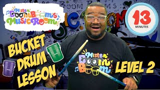 🎶 Bucket Drumming Lesson for Kids & Beginners: "First Impression" with Mister Boom Boom | Level 2 🥁