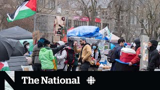 McGill University asks for police help as pro-Palestinian protesters dig in by CBC News: The National 20,975 views 1 day ago 2 minutes, 8 seconds