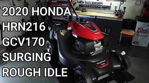 New 2020 HONDA HRN216 GCV170 Surging/Rough Idle AND Auto Choke Test/Check
