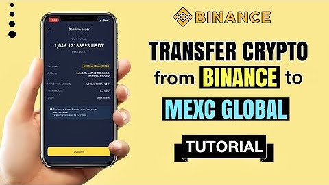 How to TRANSFER crypto from BINANCE App to MEXC Global | Tutorial