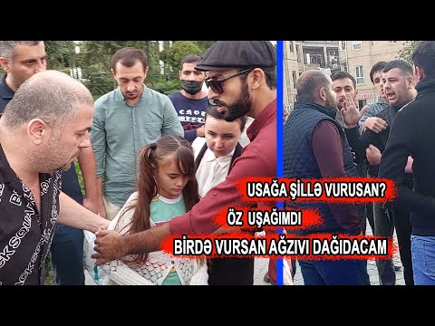 Usaga sille vurursan? oz usagimdi. birde elin deyse agzini dagidacam