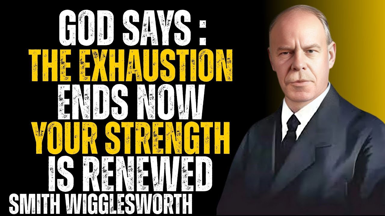 GOD SAYS: The Exhaustion Ends Now! (Your Strength Is Returning) - Smith#christianmotivation 