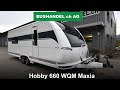 Hobby 660 wqm maxia hobby wohnwagen