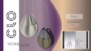 CLO3D Bag Creation | PART I | Modeling  | Free tutorial