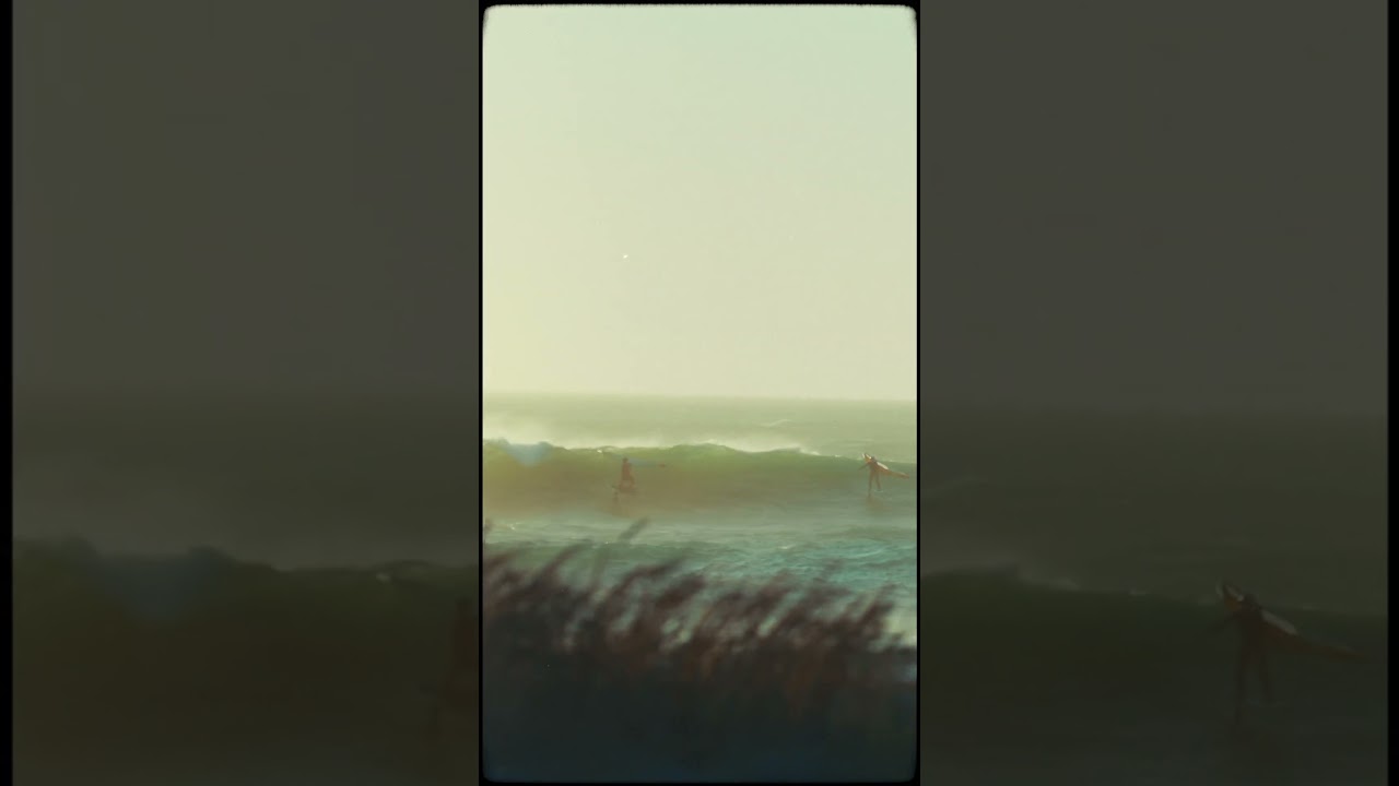 Wingfoilers sharing a massive wave #wingfoiling