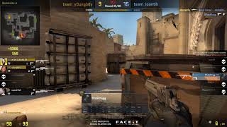 1v4 Faceit Level 10 to win the game.