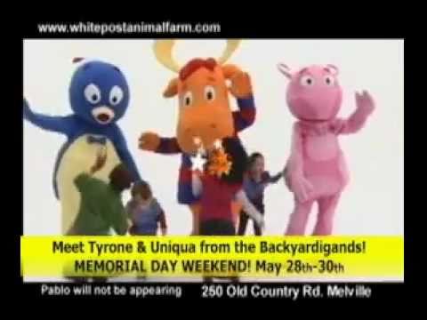 The Backyardigans Visit White Post Farms 2011