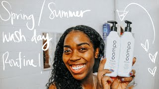 Natural Hair | Wash Day Routine!  | Spring-Summer Edition ft new products!