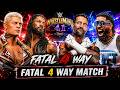 Cody Rhodes vs Roman Reigns vs CM Punk vs Jey Uso – WrestleMania 41