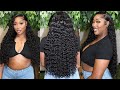 Installing A Wig Fresh Out The Box 😱 | Pre Plucked HD Lace Loose Deep Wave Wig ft. Wiggins Hair 🔥