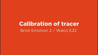 How to calibrate the tracer of my compact optical edger?