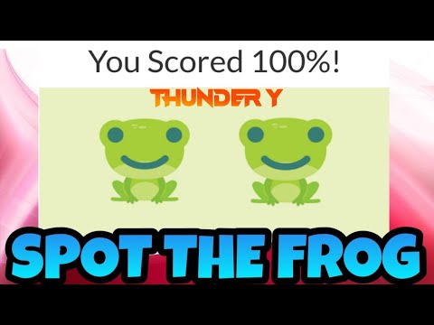 Spot the Frog Quiz Answers Score 100 | Quiz Diva