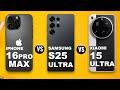 iPhone 16 Pro Max vs Samsung Galaxy S25 Ultra vs Xiaomi 15 Ultra | Flagship Showdown 2025