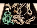 My flea market vintage jewelry collection of Tiffany, Judith Ripka, Native American, Mexican