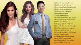 Erik Santos, Toni Gonzaga, Vina Morales Nonstop Songs - Best OPM tagalog Love Songs Collection 2019