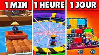 1 MIN vs 1 HEURE vs 1 JOUR sur Stumble Guys ! - STUMBLE GUYS FR