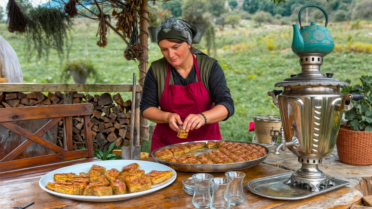 Cooking the Pride of Oriental Desserts! Incredible Homemade Baklava