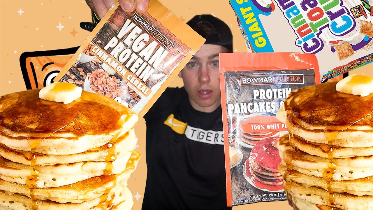 PROTEIN REVIEW!!! Pancakes & Syrup + Cinnamon Cereal from Bowmar ...