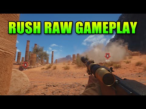 Battlefield 1 Rush Raw Sinai Desert Gameplay | Exclusive First Look