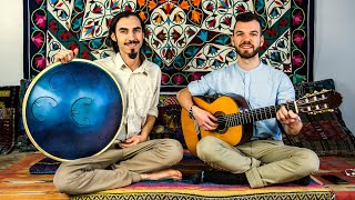 Video thumbnail of "How to Play Handpan and Guitar Together (RAV Vast A Integral)"