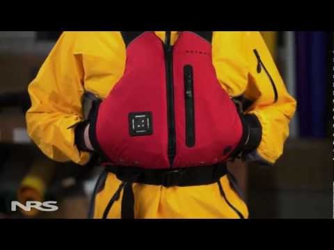 NRS Odyssey Sea Kayaking Full Back Life Jacket, US Coast Guard