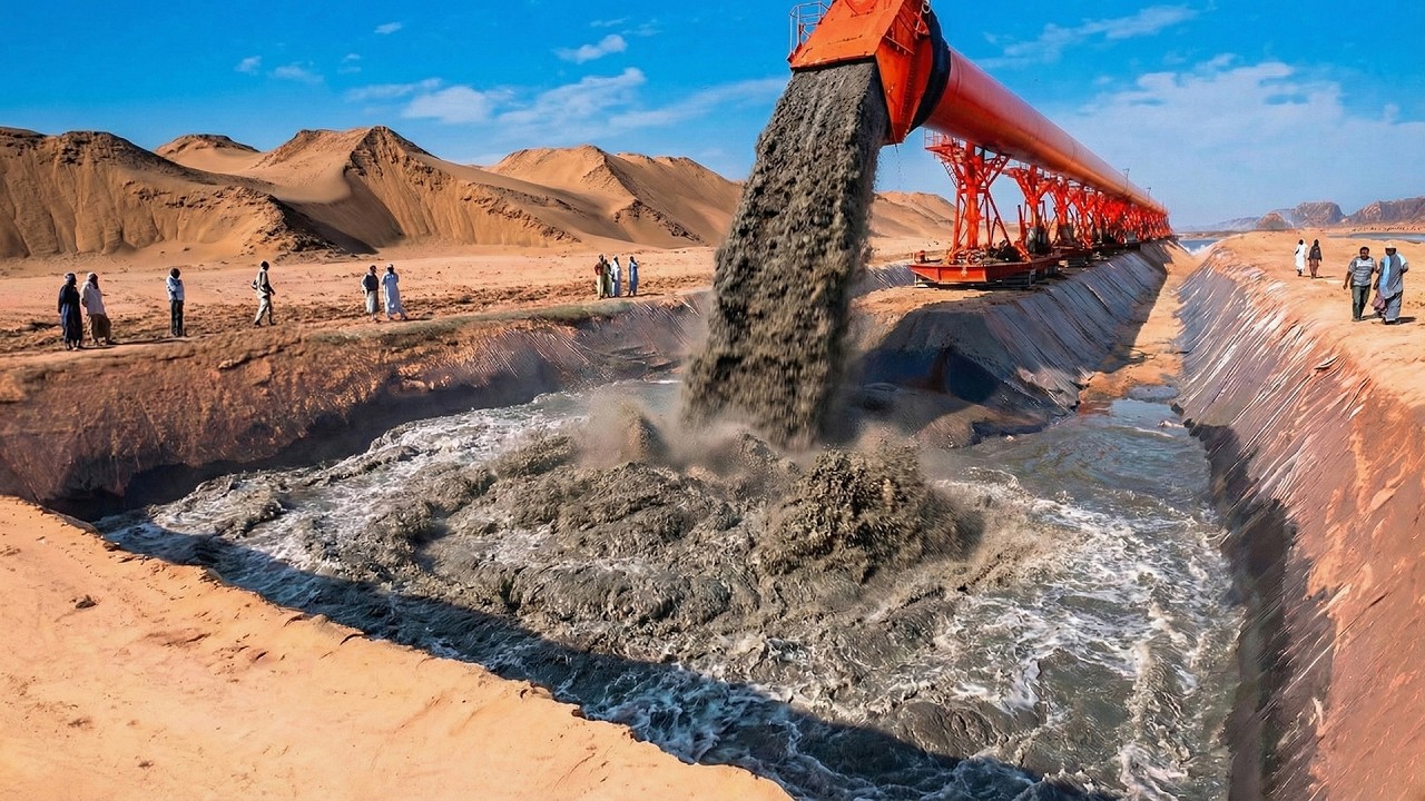 L’Égypte tranche le Sahara pour y faire entrer la Méditerranée  L’Afrique changera à jamais