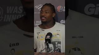 Stefon Diggs talks about Drake Maye’s performance tonight #nfl nfl #patriots #shorts