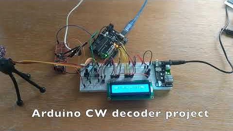 Arduino CW decoder
