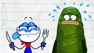 PICKLE YOUR BATTLES | Pencilmation Cartoons!