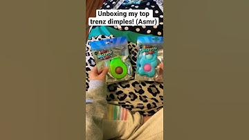 Unboxing my top trenz dimples! #Asmr