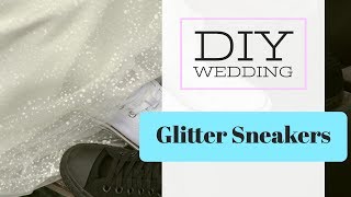 glitter sneakers for wedding