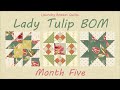 Lady Tulip BOM - Month 5
