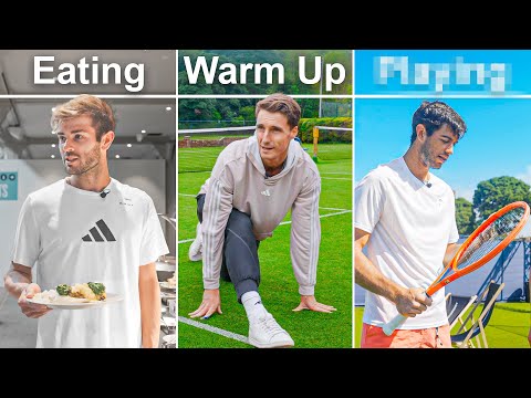 Day In The Life Of A Pro Tennis Player (on Match Day)