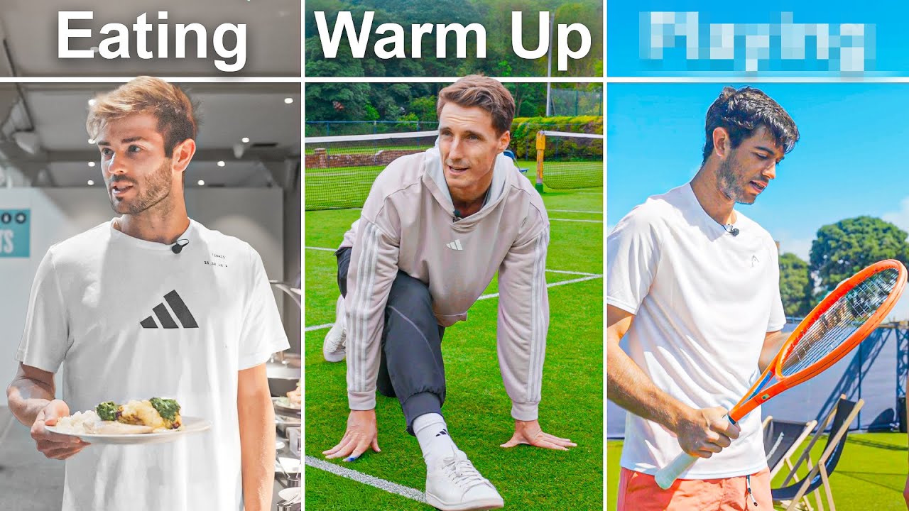 Day in the Life of a Pro Tennis Player (On Match Day)