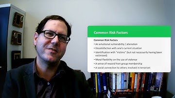 Radicalization, Profiles, Risk Factors, and Social Dynamics